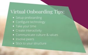 virtual onboarding tips